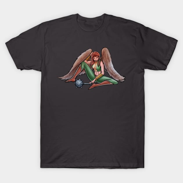 Hawkgirl T-Shirt by belgerles